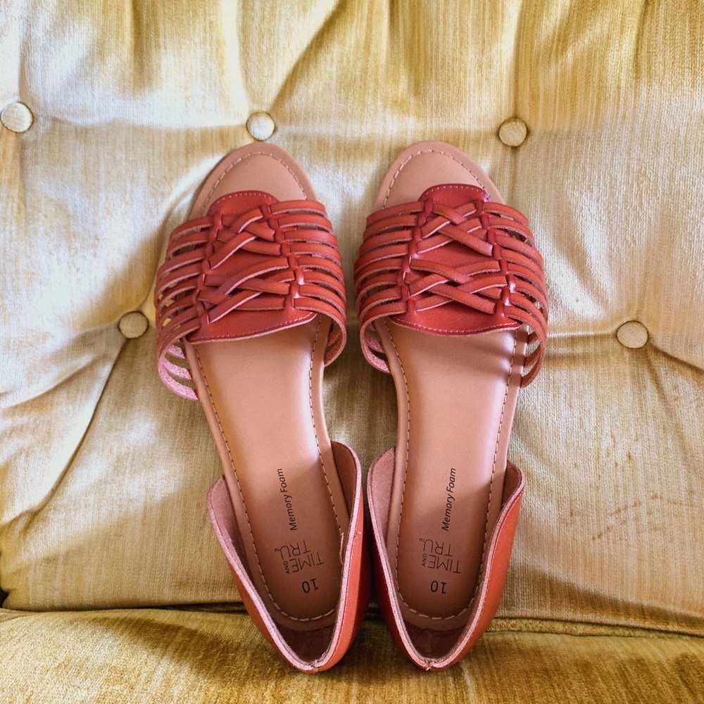 Brown strap sandals